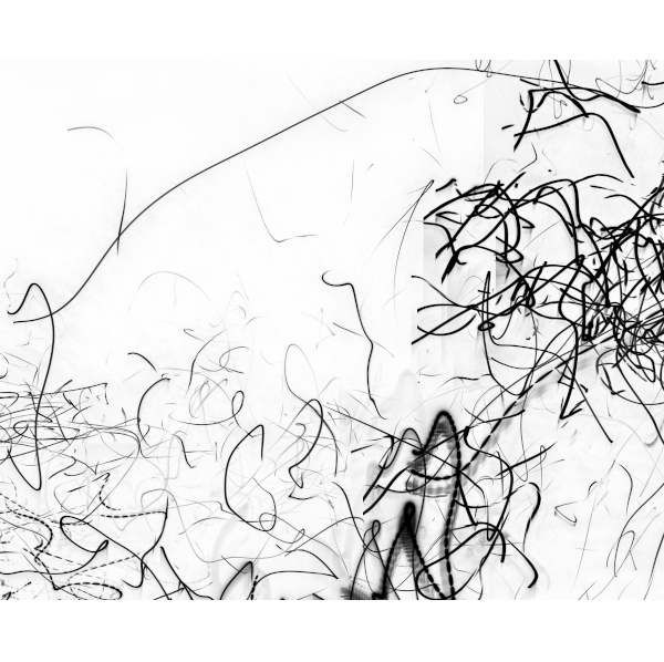 Detail of a drawing made from a walk to and from the station